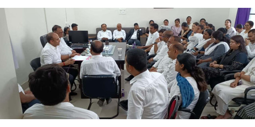 राष्ट्रीय लोक अदालत को सफल बनाने हेतु न्यायिक पदाधिकारियों ने की बैठक